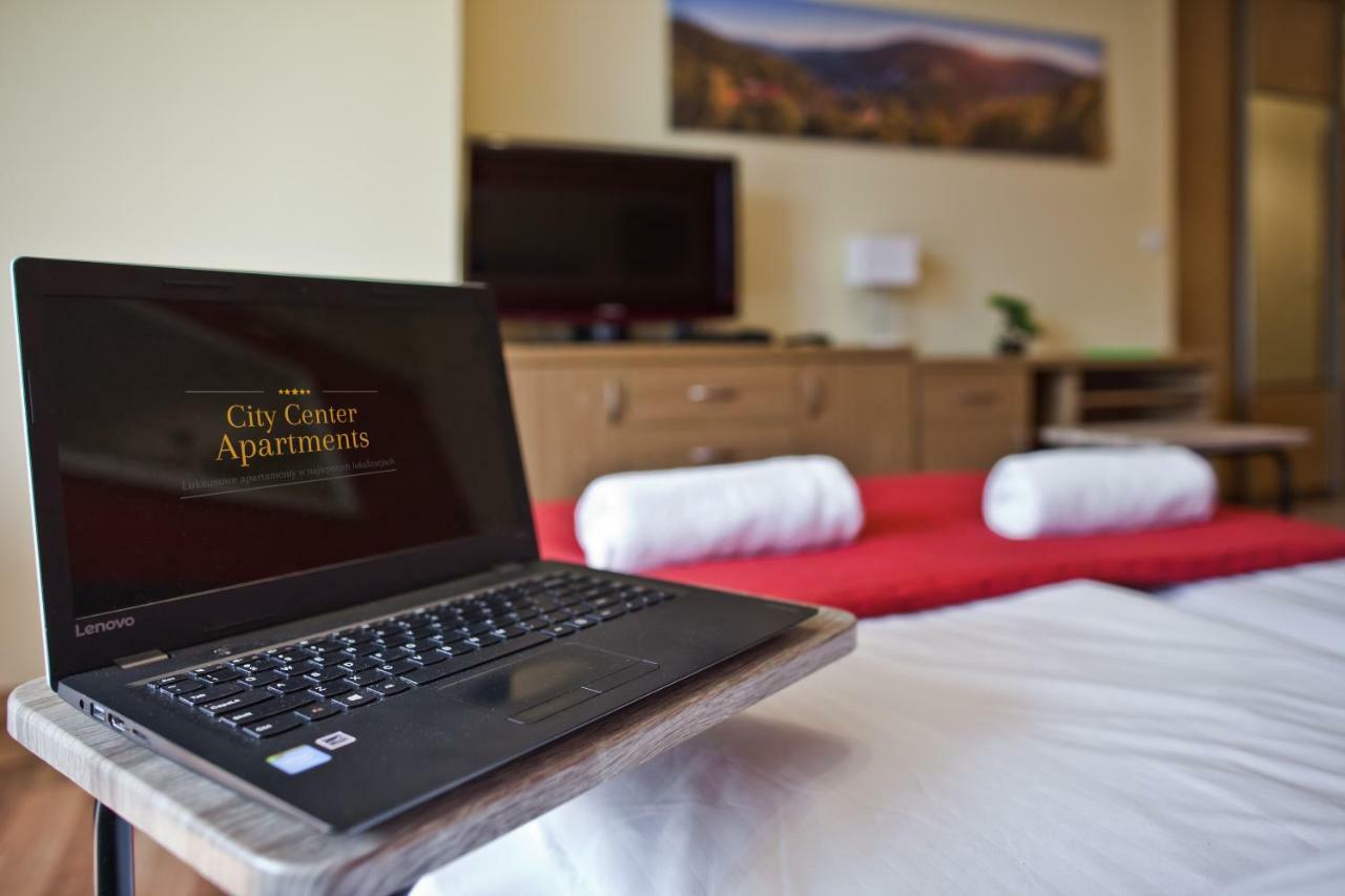 Apartament City Center Business Class Krynica Zdroj Buitenkant foto